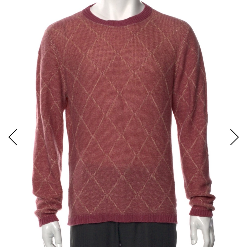 The Elder Statesman Cashmere Crew Neck Sweater — Size S